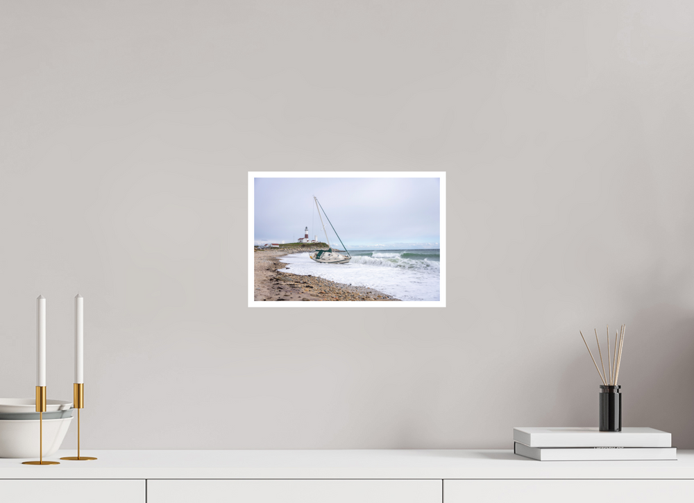 12 x 8″, Fuji Pearl Print Touchdown Lighthouse