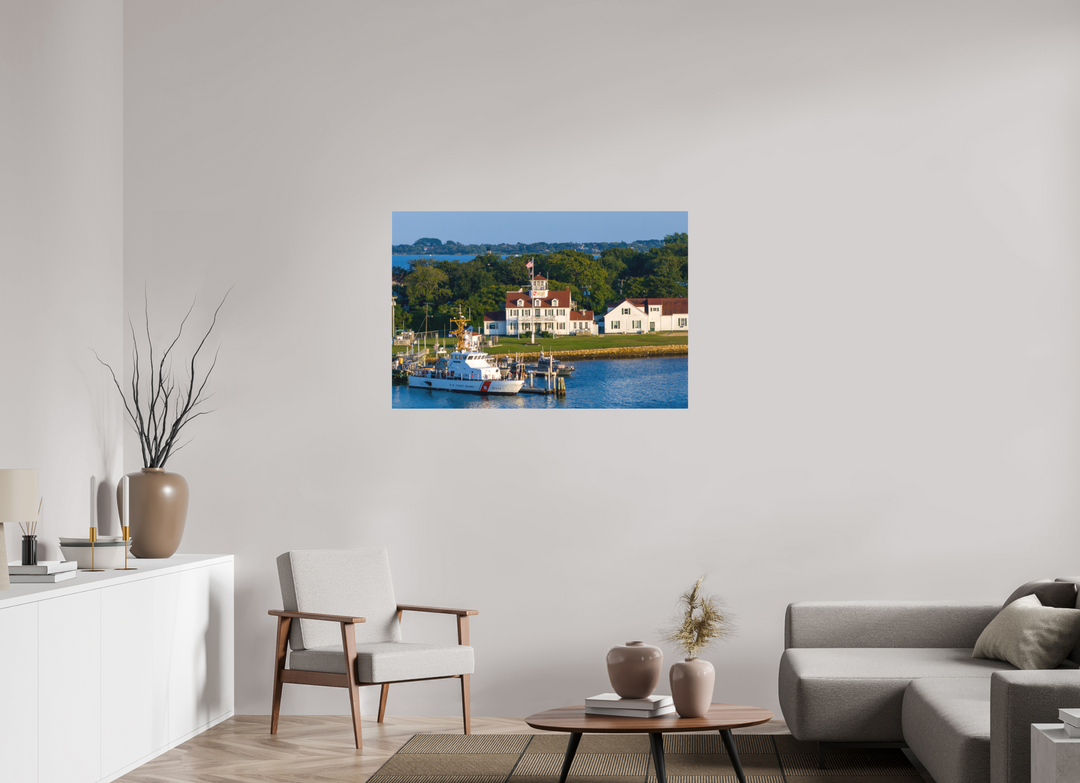 45 x 30″, Acrylic Coast Guard Station
