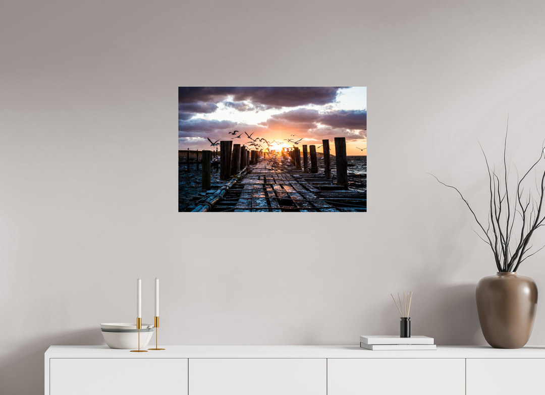 30 x 20″, HD Metal Print The Dock