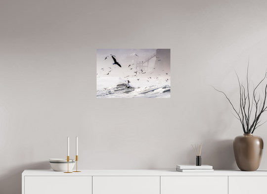 24 x 16″, HD Metal Print Birds Eye View