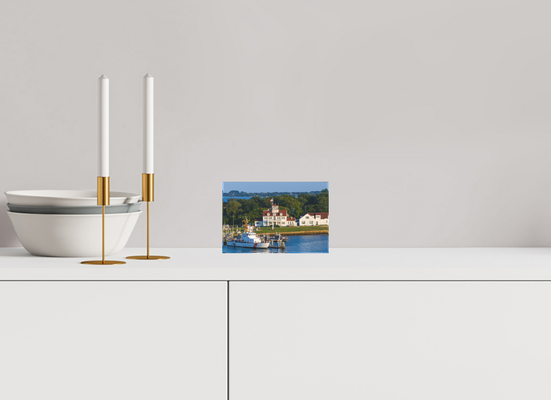 6 x 4″, Acrylic Photo Block Coast Guard Station
