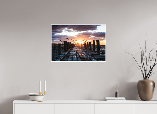 30 x 20″, Fuji Pearl Print The Dock