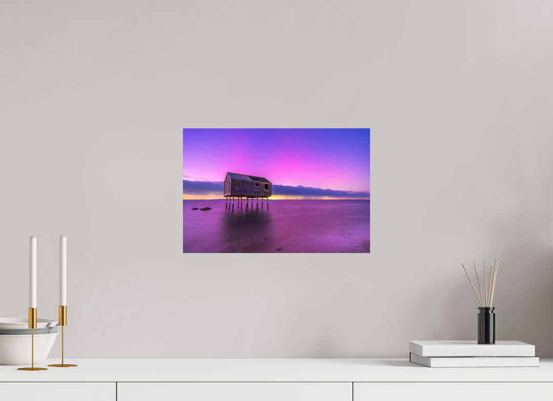 15 x 10″, HD Metal Print Lazy Lights