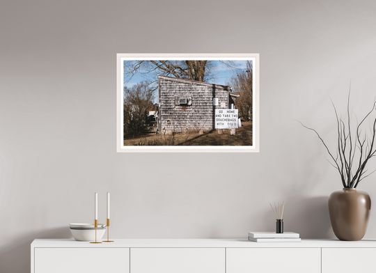 30 x 20″, Print with White Frame Its A Sign
