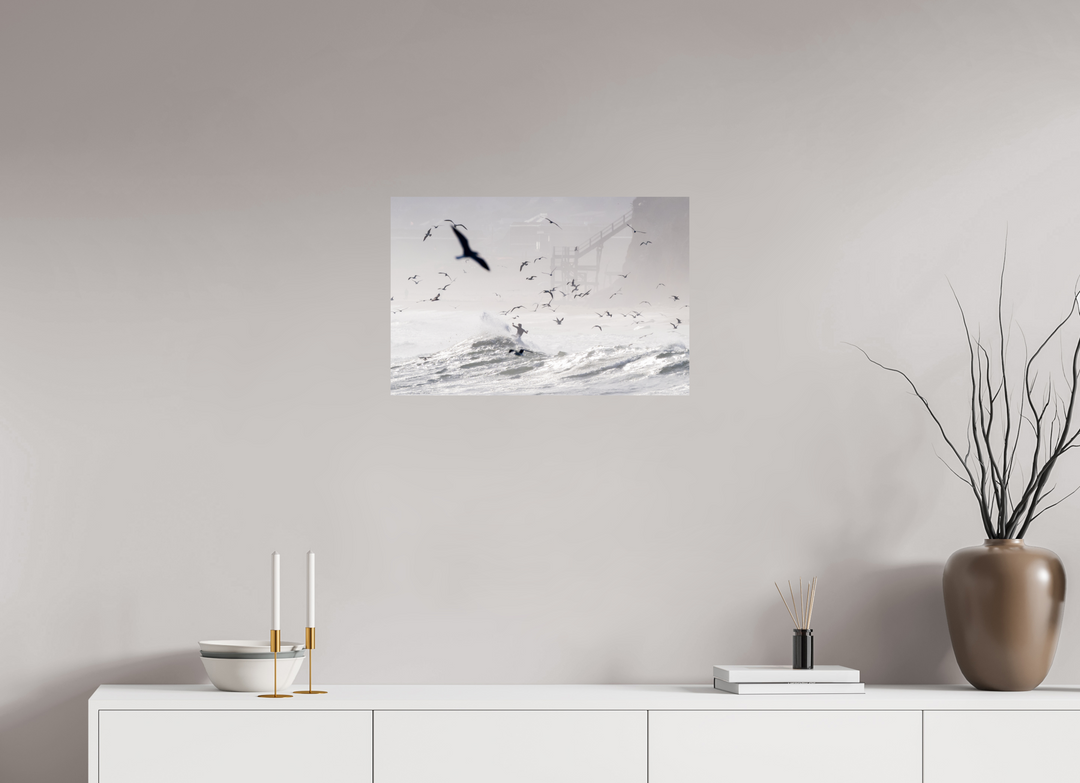 24 x 16″, HD Metal Print Birds Eye View