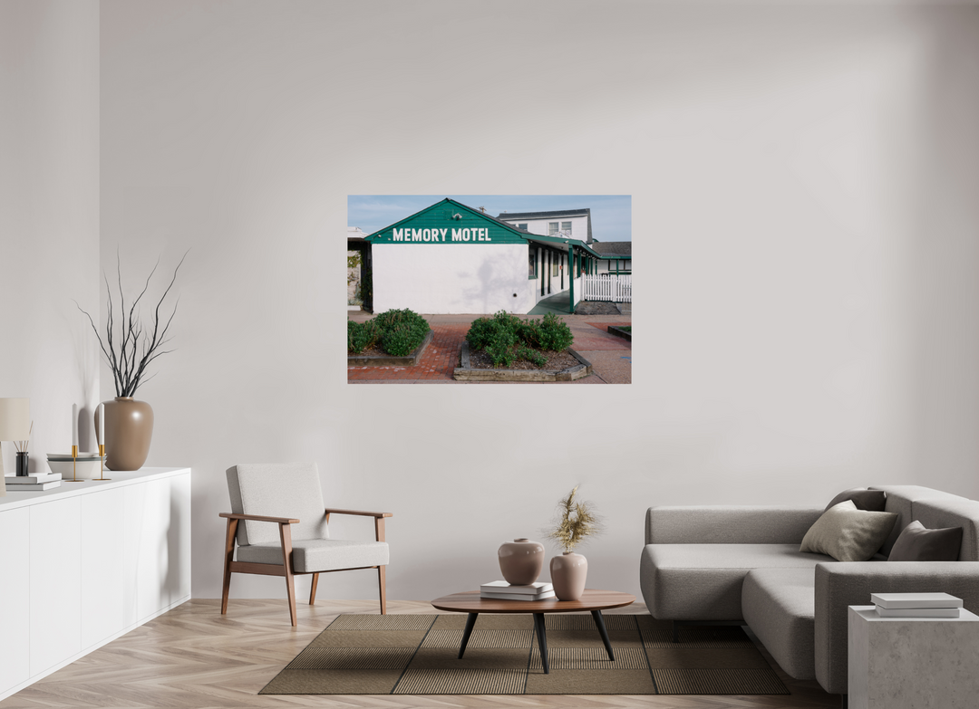 60 x 40″, HD Metal Print Memory Motel Summer