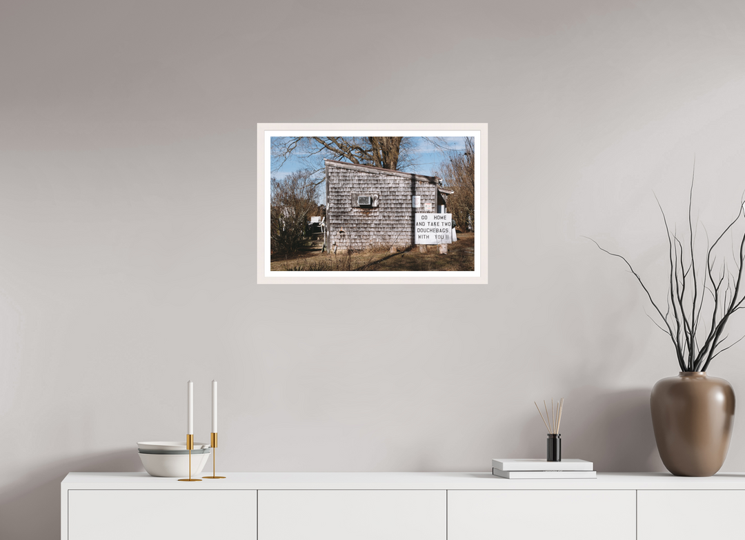 24 x 16″, Print with White Frame Its A Sign