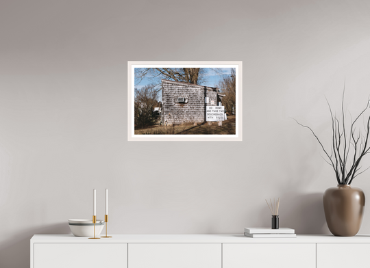 24 x 16″, Print with White Frame Its A Sign