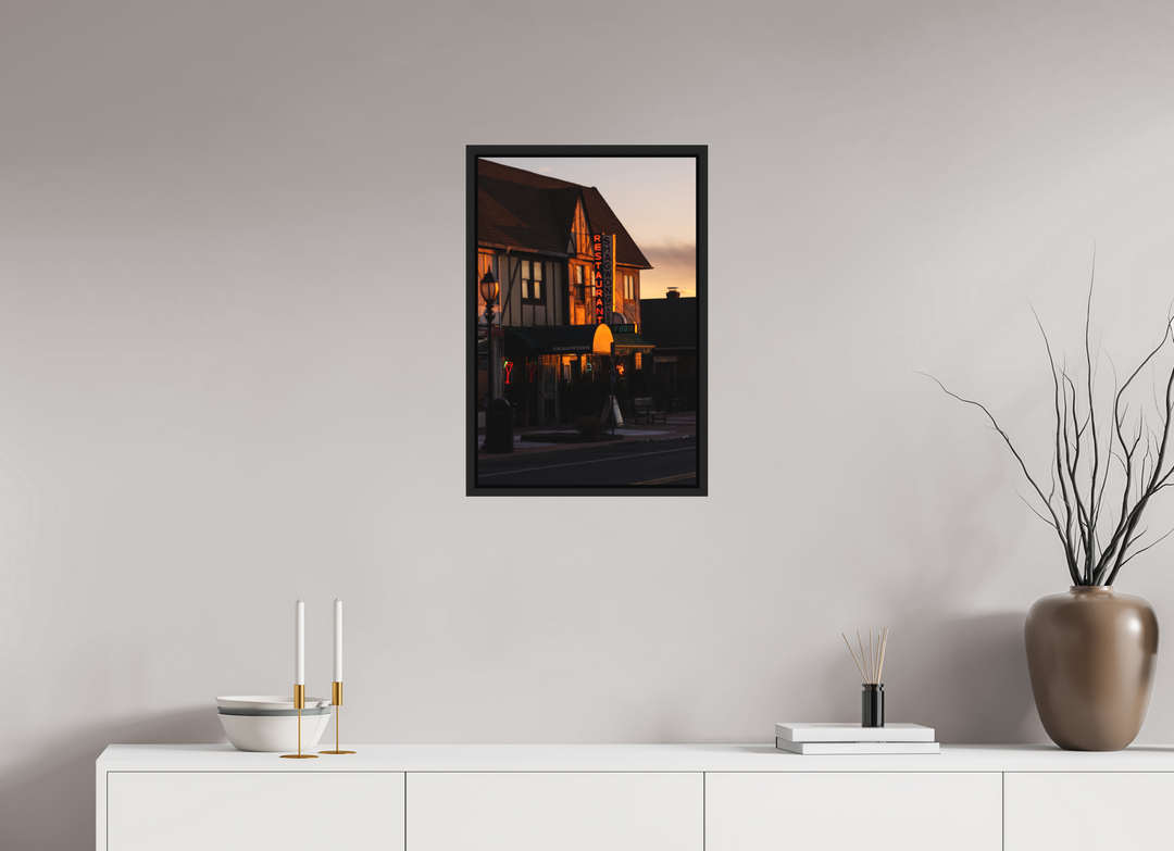16 x 24″, Print with Black Frame Shagwong Light