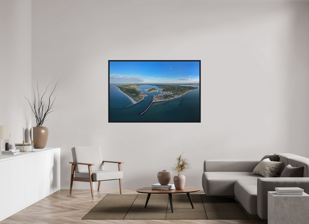 60 x 40″, Print with Black Frame Inlet