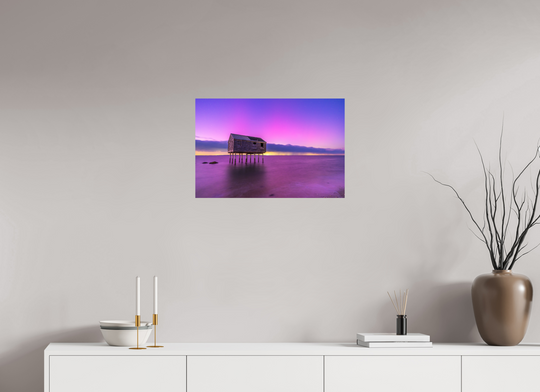 24 x 16″, HD Metal Print Lazy Lights