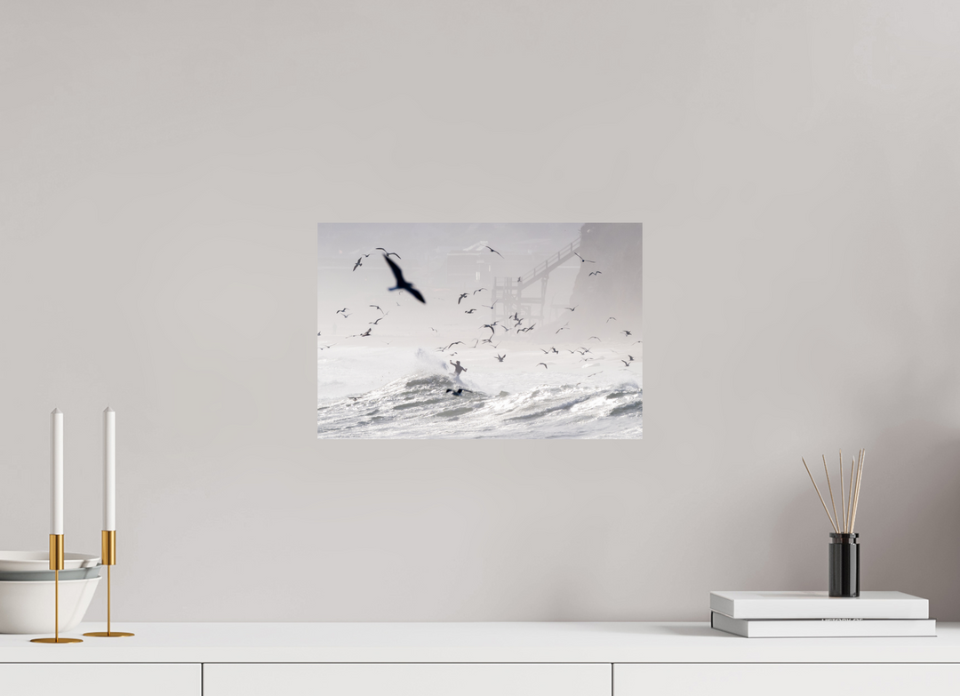15 x 10″, HD Metal Print Birds Eye View