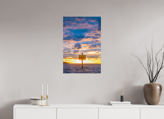 20 x 30″, HD Metal Print The End (Vertical)