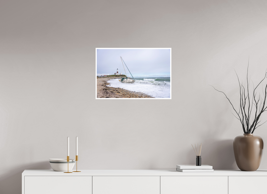 24 x 16″, Fuji Pearl Print Touchdown Lighthouse