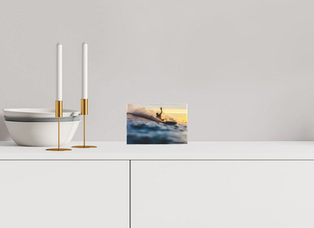 Acrylic Photo Block, 6 x 4″ Phantom Surf