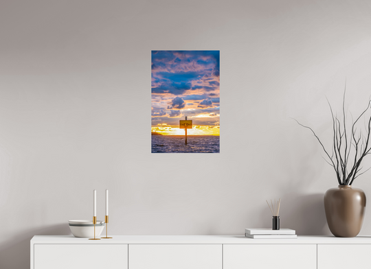 16 x 24″, HD Metal Print The End (Vertical)