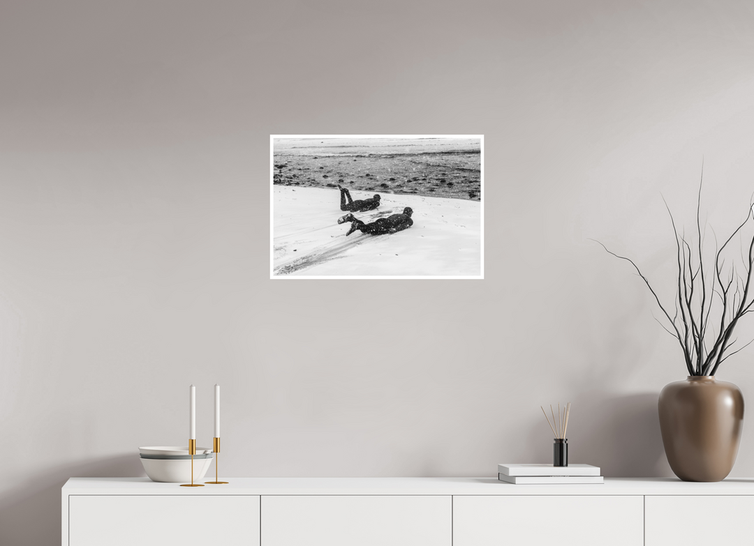 24 x 16″, Fuji Pearl Print Snow Slides