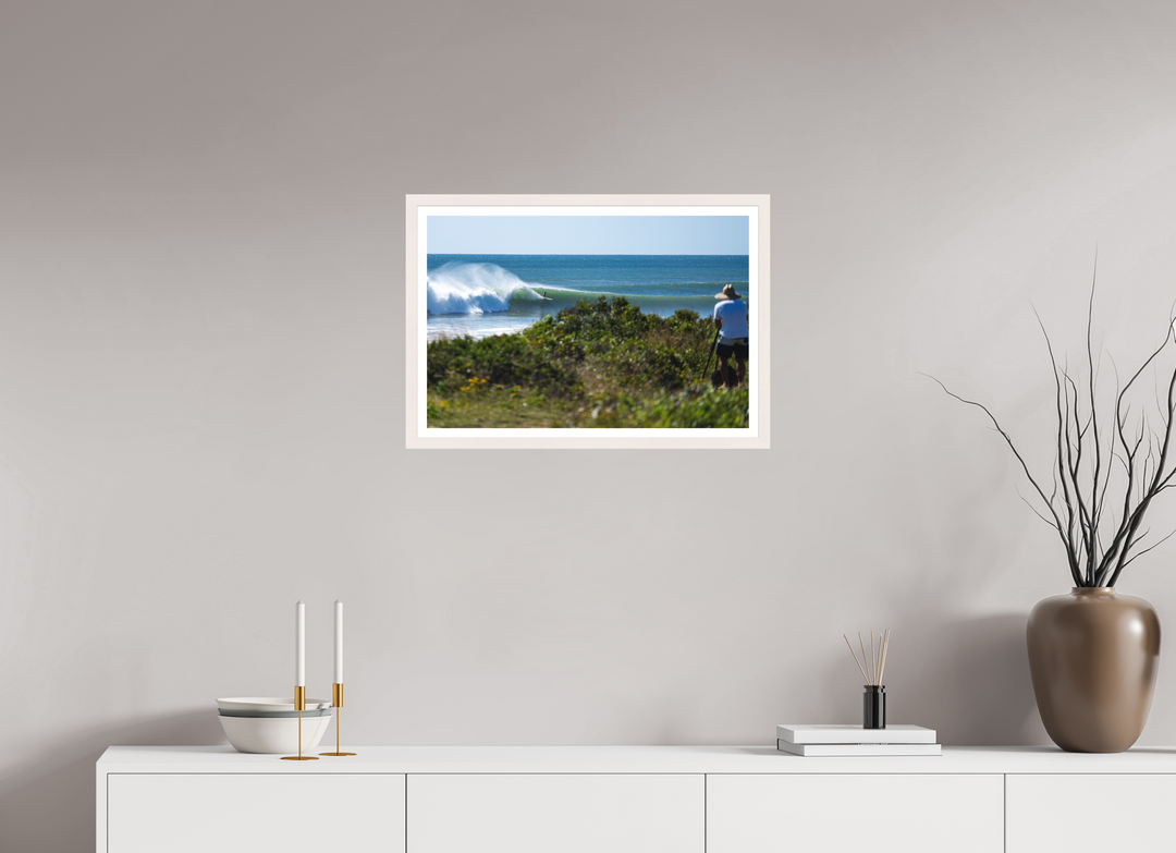 Print with White Frame, 24 x 16″ Another Hurricane