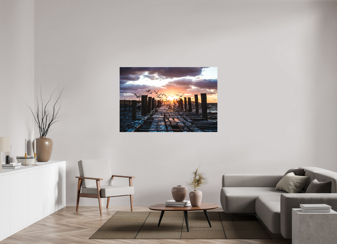 60 x 40″, Acrylic The Dock