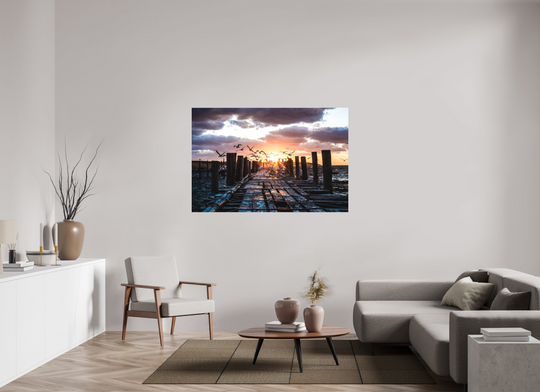 60 x 40″, Acrylic The Dock