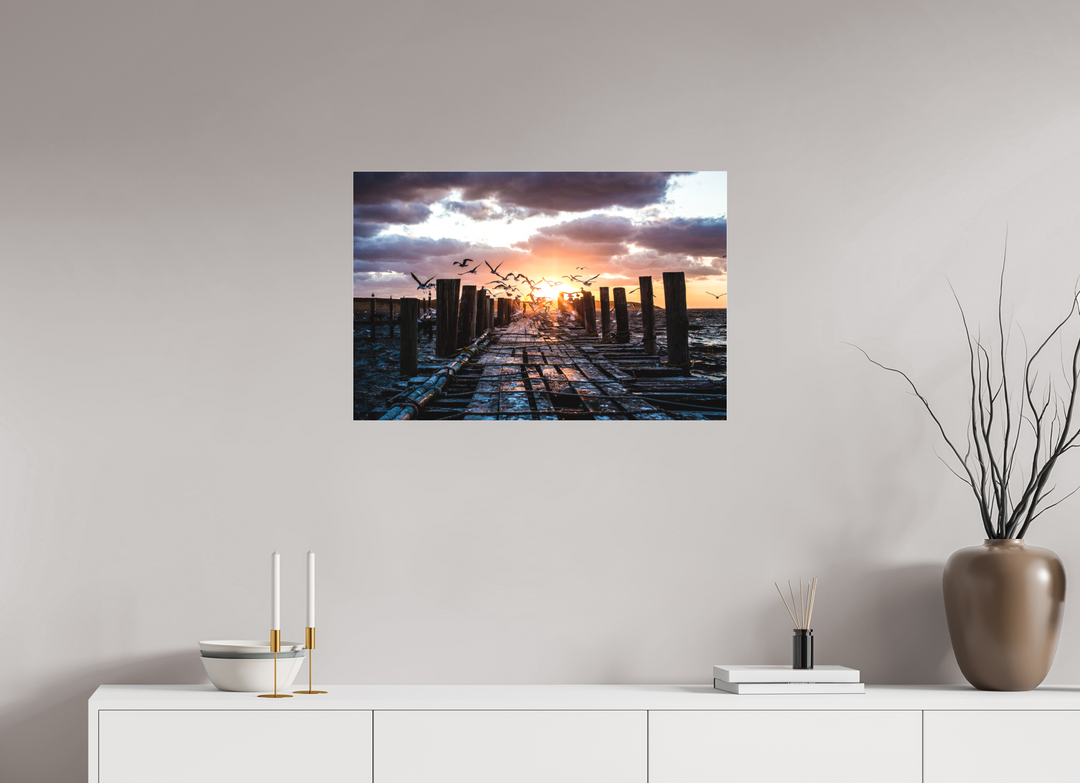 30 x 20″, Acrylic The Dock