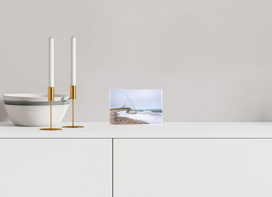 6 x 4″, Acrylic Photo Block Touchdown Lighthouse