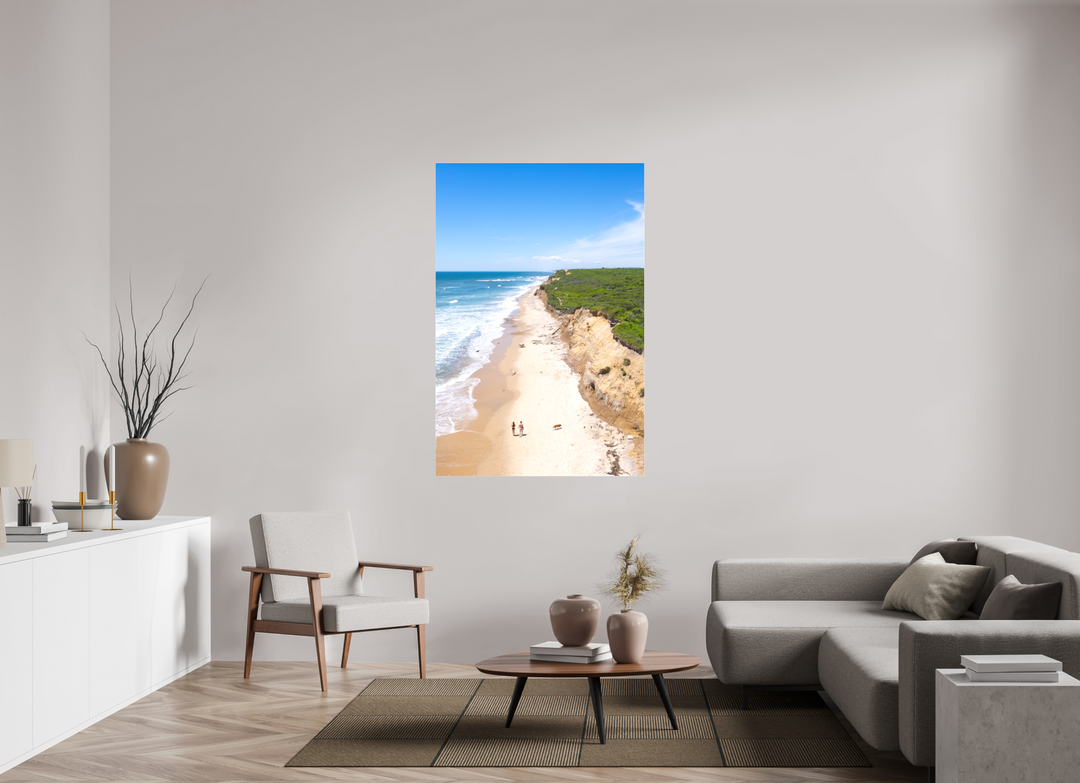 Acrylic, 40 x 60″ Beach Walks