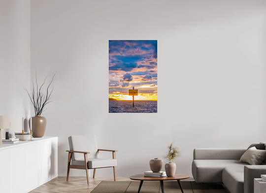30 x 45″, Fuji Pearl Print The End (Vertical)
