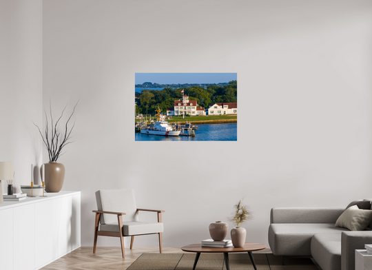 45 x 30″, HD Metal Print Coast Guard Station