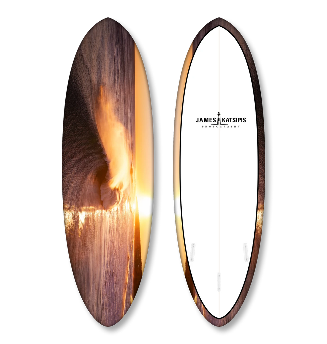Fire and Sky Surfboard