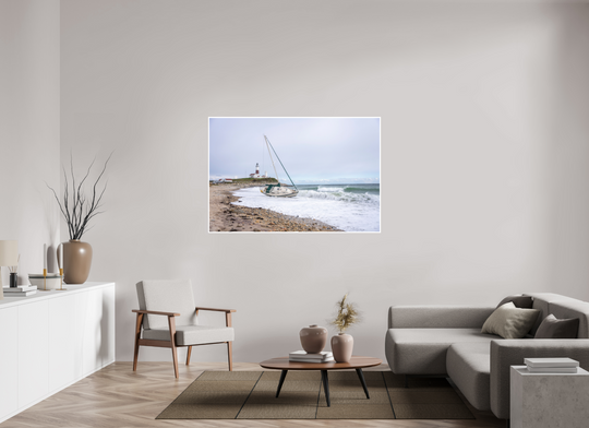 60 x 40″, Fuji Pearl Print Touchdown Lighthouse