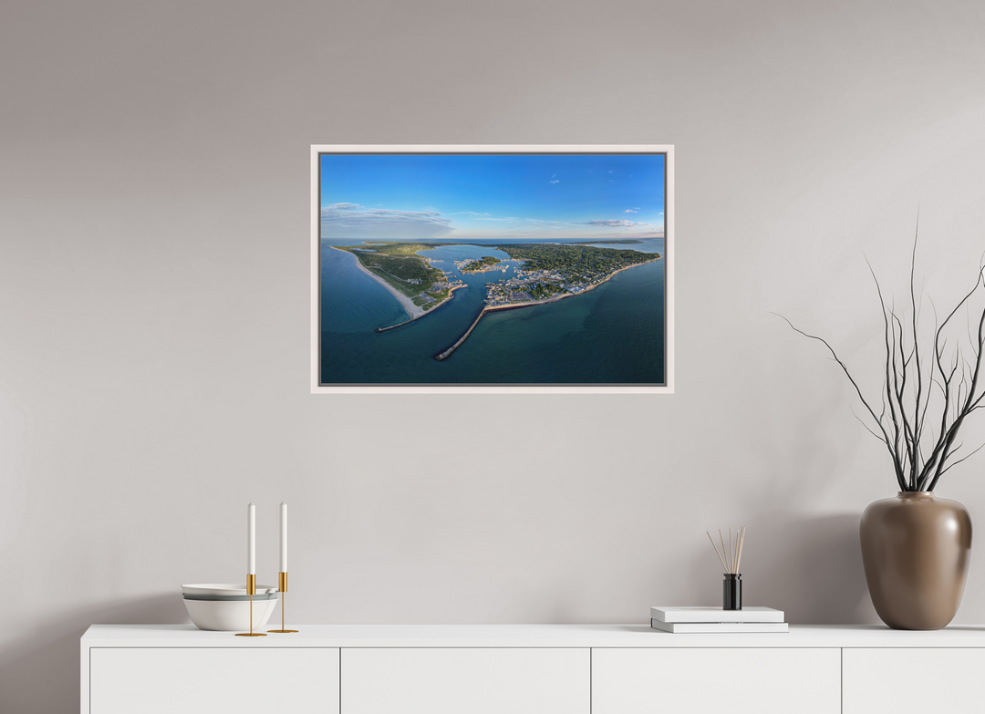 30 x 20″, Acrylic With Maple White Frame Inlet