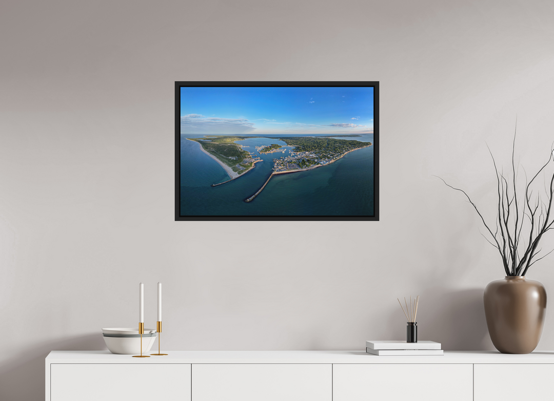 30 x 20″, Print with Black Frame Inlet