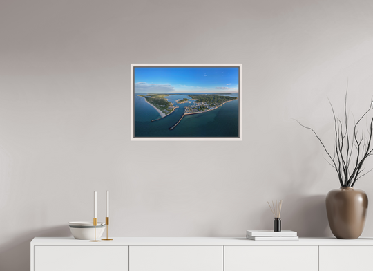 24 x 16″, Acrylic With Maple White Frame Inlet