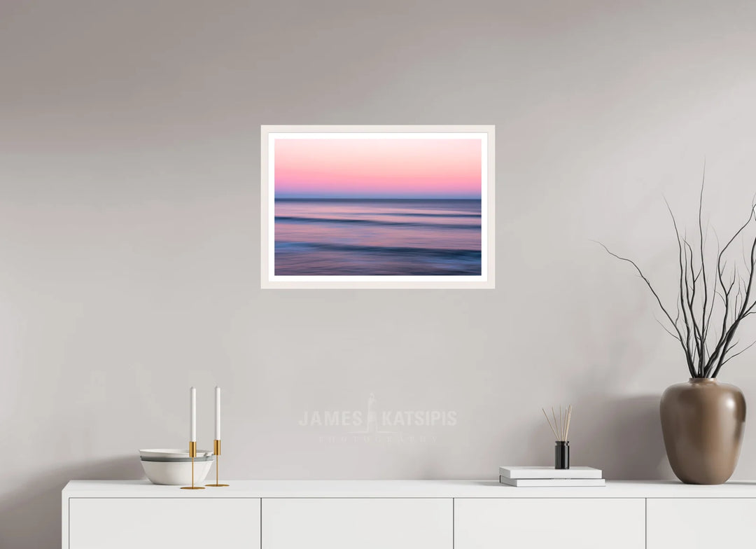 24 x 16″, Print with White Frame After Burn