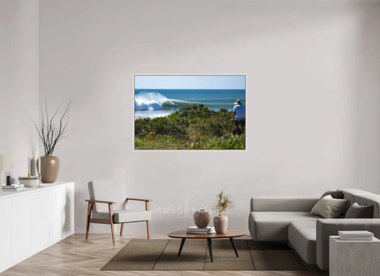 Acrylic With Maple White Frame, 60 x 40″ Another Hurricane