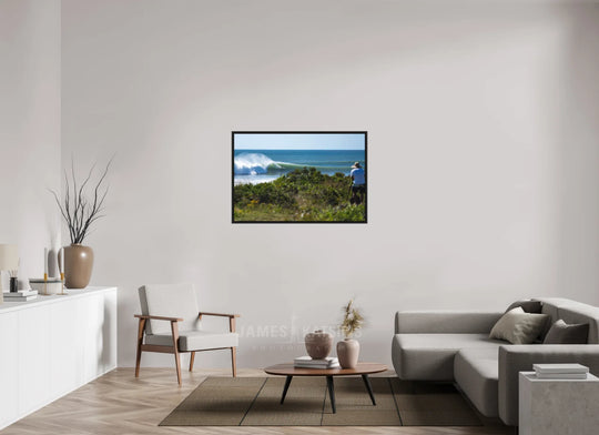 Print with Black Frame, 45 x 30″ Another Hurricane