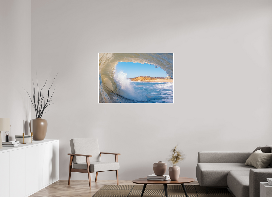 45 x 30″, Fuji Pearl Print Doggie Door Ditch
