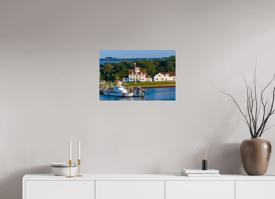 24 x 16″, HD Metal Print Coast Guard Station