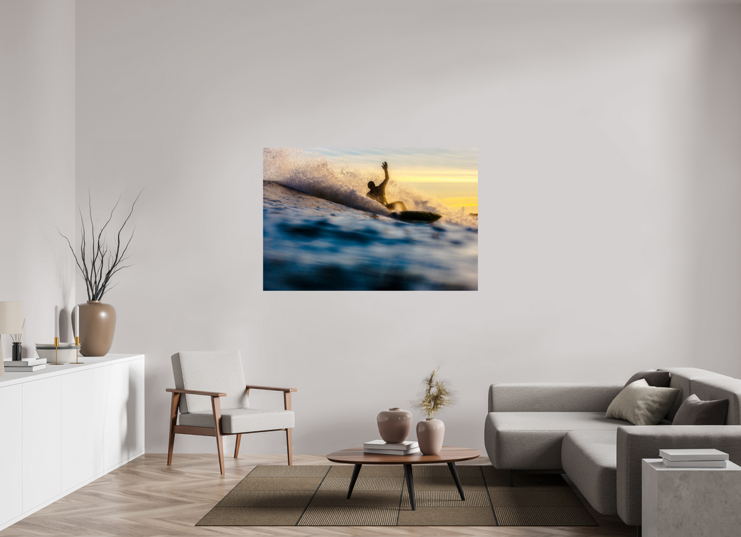 60 x 40″, HD Metal Print Phantom Surf