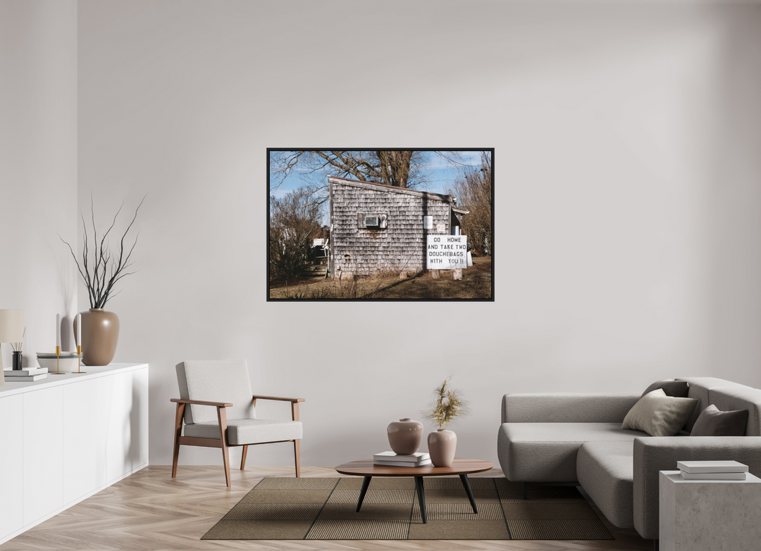 60 x 40″, Print with Black Frame Its A Sign