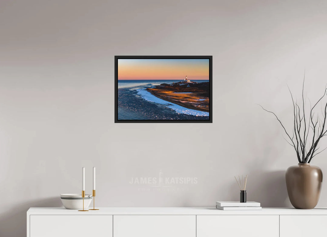 24 x 16″, Print with Black Frame Colors Of Winter