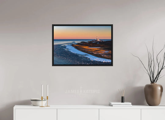 30 x 20″, Print with Black Frame Colors Of Winter