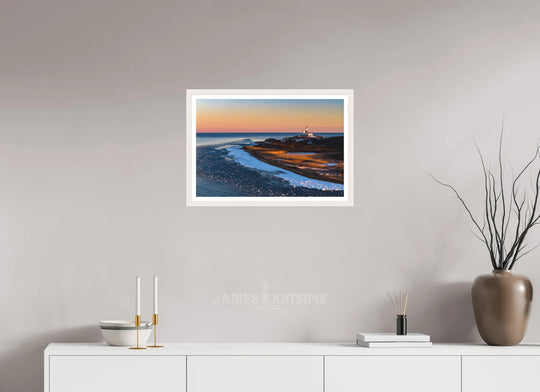 24 x 16″, Print with White Frame Colors Of Winter