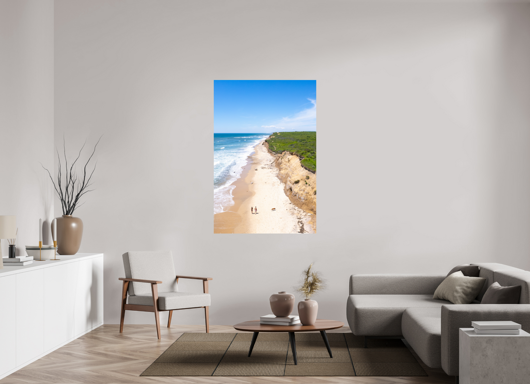 HD Metal Print, 40 x 60″ Beach Walks