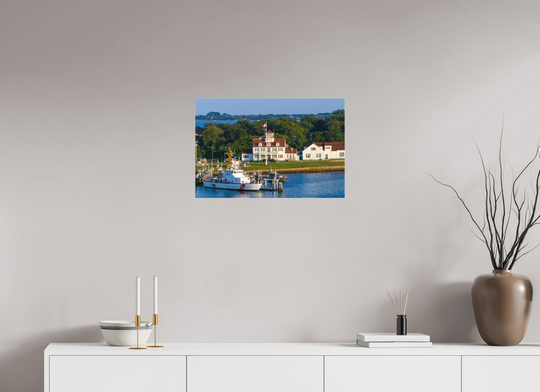 24 x 16″, Acrylic Coast Guard Station