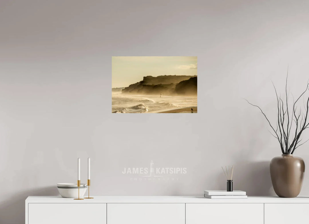 24 x 16″, HD Metal Print Ditch at Dusk