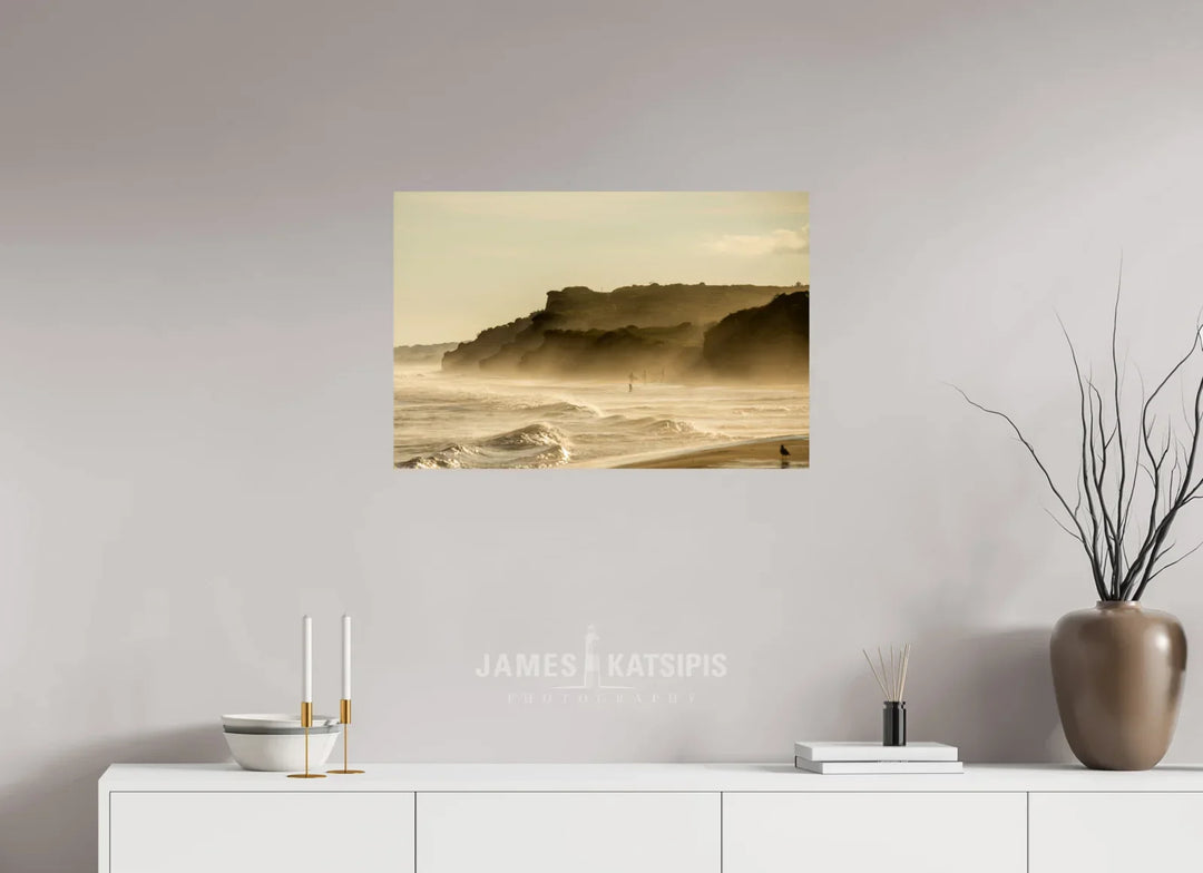 30 x 20″, HD Metal Print Ditch at Dusk