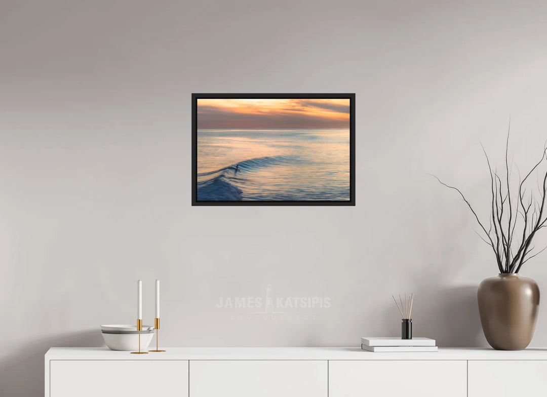 Print with Black Frame, 24 x 16″ Ditch Plains Last Light