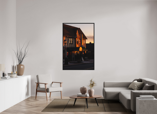 40 x 60″, Print with Black Frame Shagwong Light